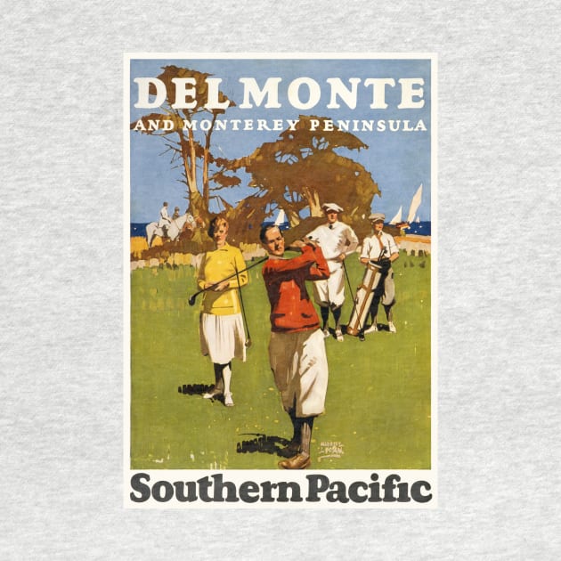 Del Monte and Monterey Peninsula Vintage Poster 1927 by vintagetreasure